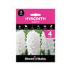 Bloomin' Bulbs Hyacinth White - 4 Pack