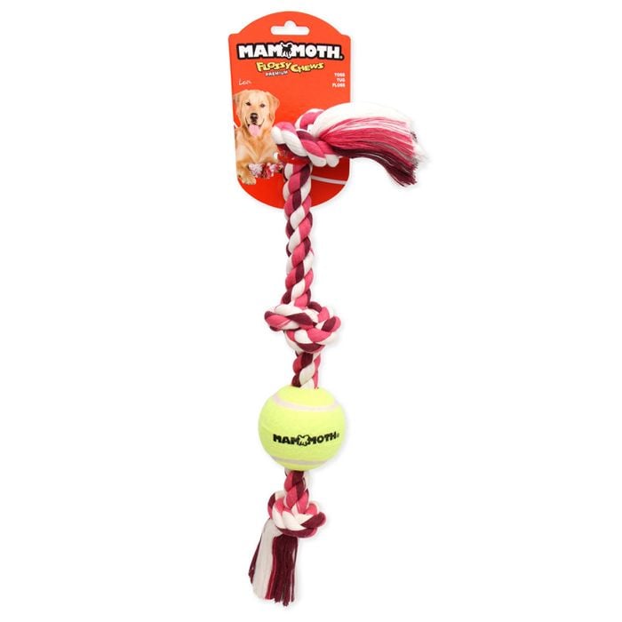 Mammoth 50cm 3 Knot Ball Rope Dog Toy