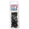 Otter 10 x 30mm Black Coated Hinge Screws - 16 Pack