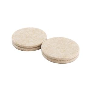 Surface Gard 48mm Beige Round Adhesive Felt - 4 Pack