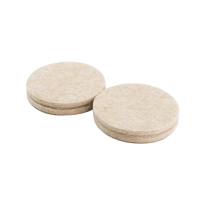 Surface Gard 48mm Beige Round Adhesive Felt - 4 Pack