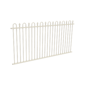 ProtectorAl 2400 x 1200mm Surfmist Aluminium Pool Fence Panel Loop And Spear
