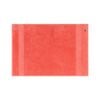 Lacoste L Lecroco Bath Mat Absorbent 100% Cotton 600gsm 50x70cm Red