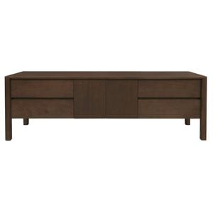 Adelle 2 Door 4 Drawer Entertaiment Unit (Walnut)