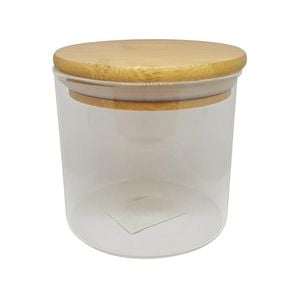 Bamboo & Glass Canister 500ml Scullery