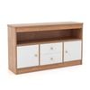 Costway Chest Of 2 Drawers Kids Storage Cabinet Natural