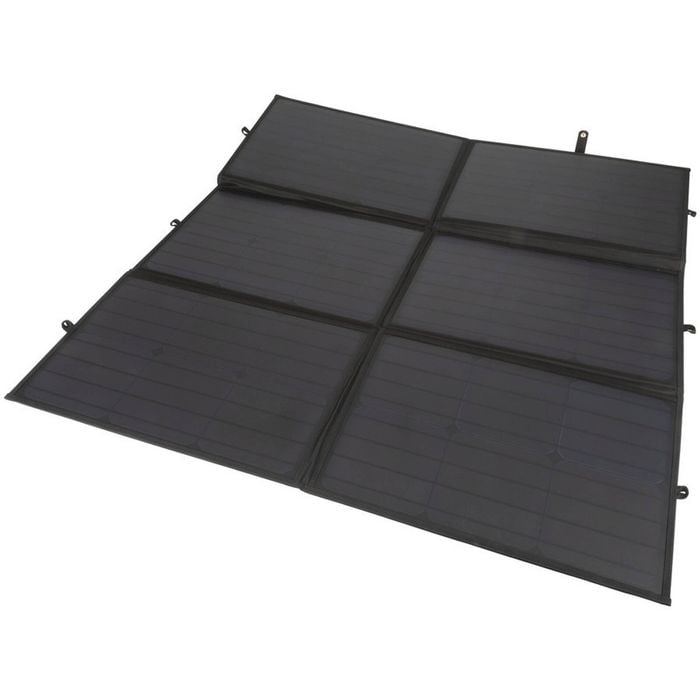 Powertech 200w Canvas Blanket Solar Panel & Regulator Folding Portable 12v Power