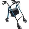 Practical Durable 4 Wheel Rollator Frame With Backrest Support Adjustable Height