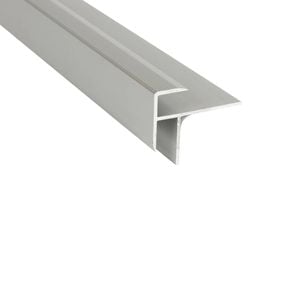 Roberts 8mm x 3.3m Stair Nosing Trim Silver