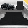 6D Pro Ute Tub Mat for Nissan Navara Dual Cab (NP300/D23 STX Without Rear cupholder) 2015-Current (with Plastic tub Liner)