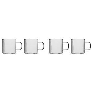 4pc Ecology 440ml Infuse Classic Glass Tea/Coffee Cups 12x9cm
