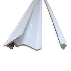 Slimline 4.75mm x 2.5m Frost 2 Piece Bath Flash
