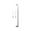 Rolltrak 600mm Stainless Steel Barn Door Square Single Pull Handle 