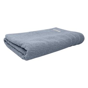 Bas Phillips Cairo Ribbed Collection Cotton Bath Towel 137x68cm Mercury