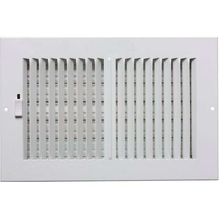 Accord 10 x 30cm White Metal Wall Vent