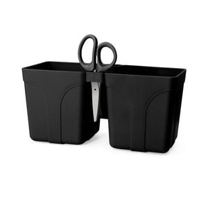 Black Herb Planter with Scissors Garden Decoration