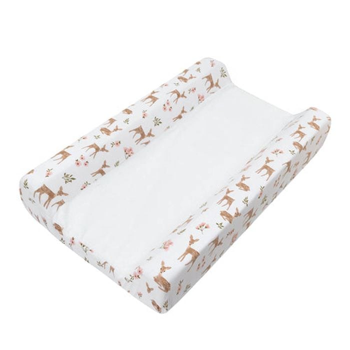 Living Textiles Jersey Cotton Change Mat Cover Sophia Garden
