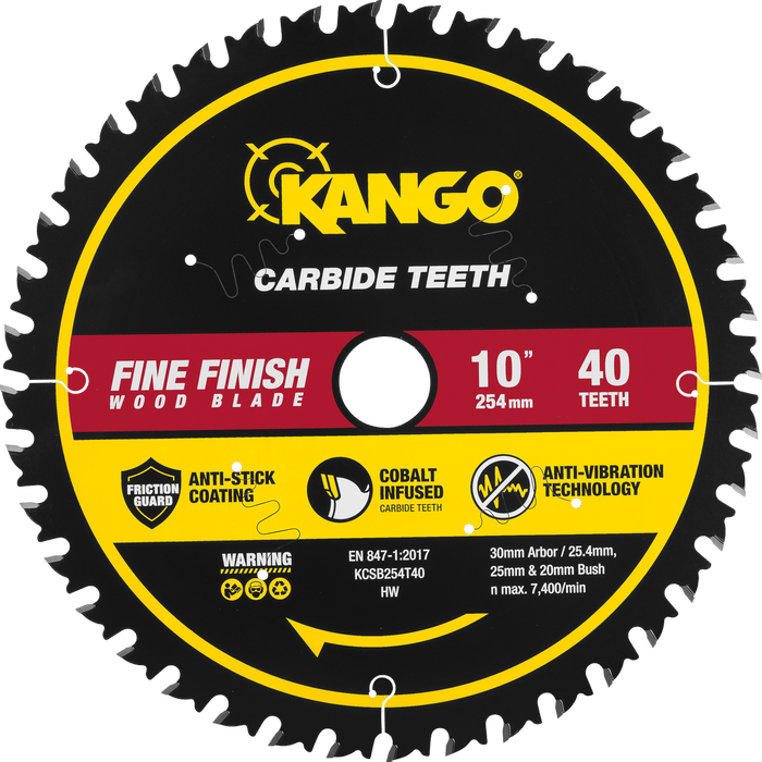 Kango 254mm 40T Wood Mitre Saw Blade