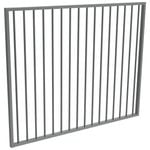 ProtectorAl 1470 x 1200mm Monument Aluminium Flat Top Garden Gate