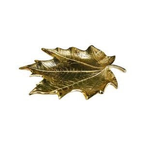 Ssh Collection Autumn Small 31cm Long Decorative Leaf - Brass