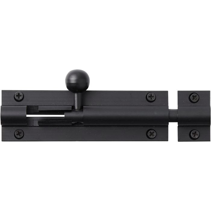 Delf Trade 75 x 32 x 9.5mm Matt Black Barrel Bolt