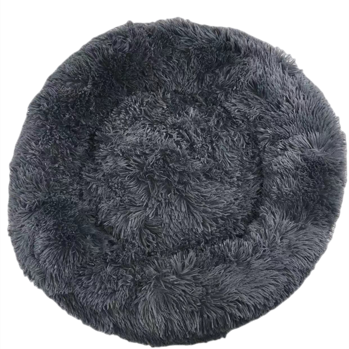 Yes4pets Large Round Calming Plush Cat Bed