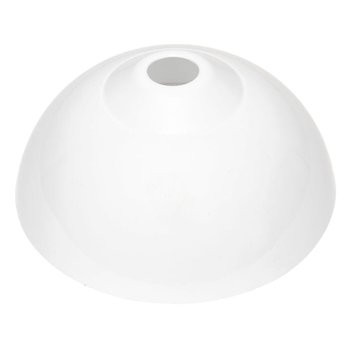 Brilliant 29cm White Basix Dome Batten Fix Shade