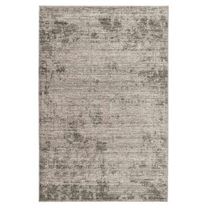 Loopsie-240cm X 160cm-mekina Tonal Dark Grey Distressed Rug