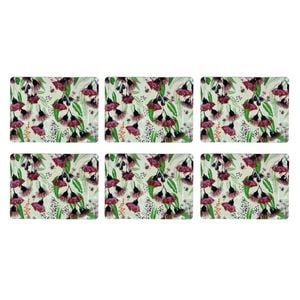 6pc Ashdene Trudy's Garden Silver Princess Dining Table Placemat 29x21.5cm
