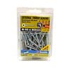 Zenith 8 - 10 x 60mm Galvanised Square Drive Countersunk Ribbed Head Timber Screws - 50 Pack