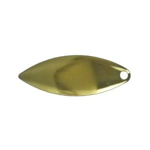 Artizan Smooth Willow Blade, Brass, 26mml X 8mmw, Qty 5