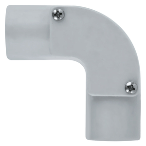 DETA 32mm Grey PVC Conduit 90 Degree Inspection Elbow - Single Pack