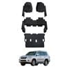 AUSGO 3-Row Set 7D Injection Floor Mats for Lexus LX570 LX Series 2008-2012 Floor Liners