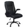 Levede Executive Office Chair Flip-up Armrests Pu Leather Black