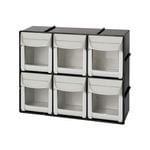 Montgomery 303 x 106 x 253mm 6 Drawer Storage Organiser