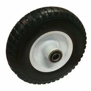 Easyroll 5/8" 250 x 4 Bearing with Offset Steel Hub Flat Free Wheel