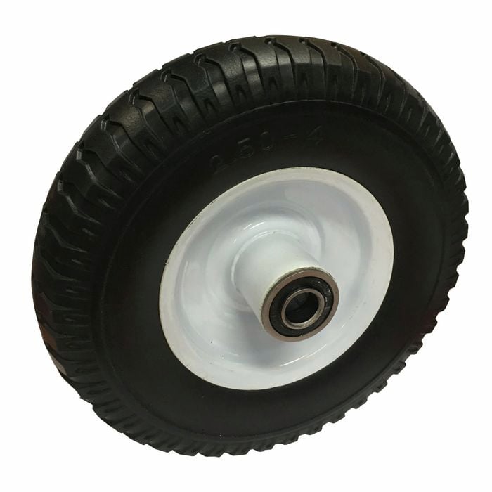 Easyroll 5/8" 250 x 4 Bearing with Offset Steel Hub Flat Free Wheel