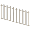 ProtectorAl 1201 - 2400 x 1200mm Paperbark Raked 16-30º Batten Pool Fence Panel