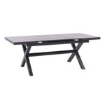 FurnitureOkay Mosman Ceramic Outdoor Extendable Dining Table (160/210x100cm) - Charcoal