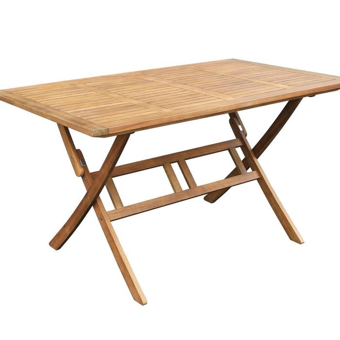 Eazy rectangular folding table
