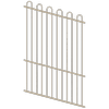 ProtectorAl 0350-1200W x 1800H Paperbark Loop Top Pool Fence Panel Raked Up to 15º