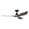 Eglo Noosa 52" Dc Fan 18w Led Tri-col Black/new Teak