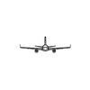 Ignite Laser Boeing 757-200 (1) - Reliable Medium-Haul Airliner Silhouette Metal Wall Art Coated Black 15.7 inch - 40 cm