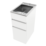 Everhard Nugleam 35L White Drawer System Laundry Unit