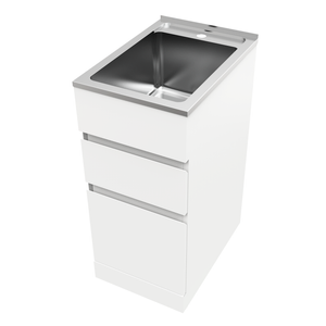 Everhard Nugleam 35L White Drawer System Laundry Unit