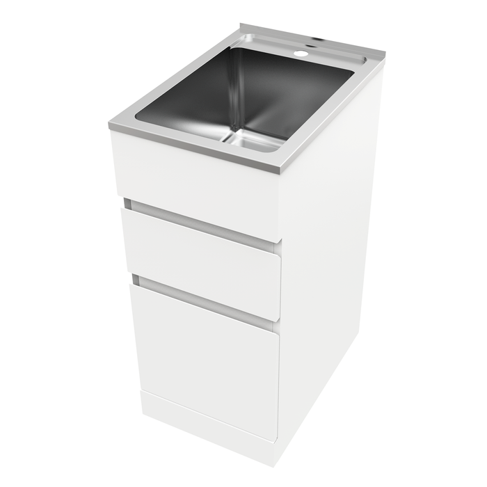 Everhard Nugleam 35L White Drawer System Laundry Unit