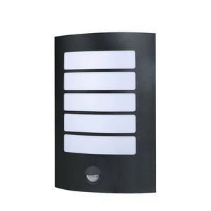 Vencha Stark LED Wall Light - BLK - Sensor - 6000K