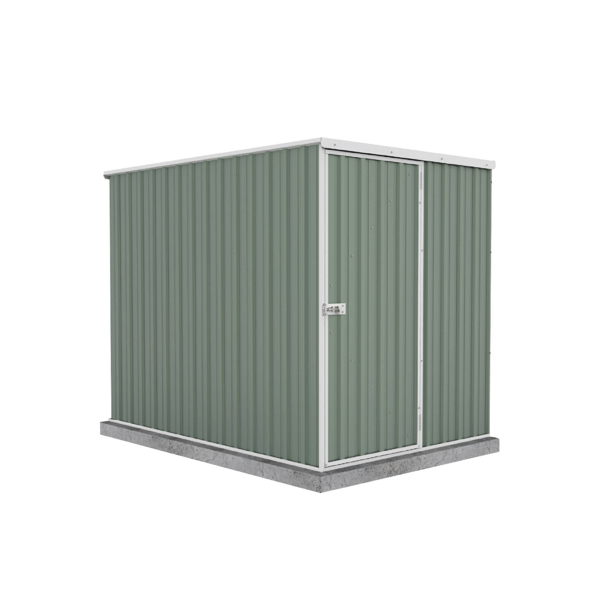 Absco Sheds 1.52mW x 2.26mD x 1.80mH Pale Eucalypt Basic Garden Shed ...