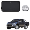 Front Windscreen Sun Shade for Mitsubishi Triton Single Cab 2006 - 2012 (ML MN) - Standard 150 x 85 cm - Black