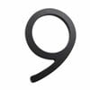 Sandleford 75mm Black Zone House Number 9